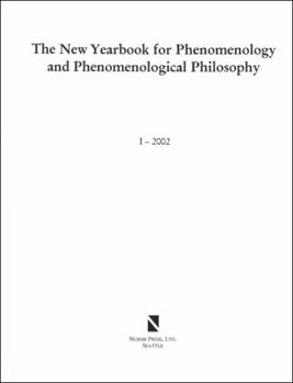Paperback The New Yearbook for Phenomenology and Phenomenological Philosophy: Volume 1 Book