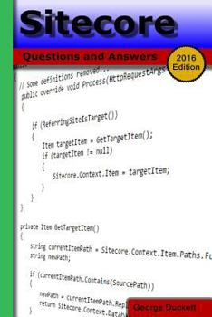 Paperback Sitecore (2016 Edition): Questions and Answers Book