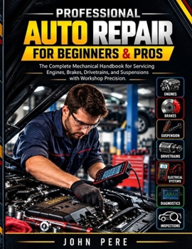 Professional Auto Repair for Beginners & Pros: The Complete Mechanical Handbook for Servicing Engines, Brakes, Drivetrains, and Suspensions with Workshop Precision
