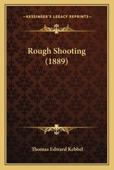 Paperback Rough Shooting (1889) Book