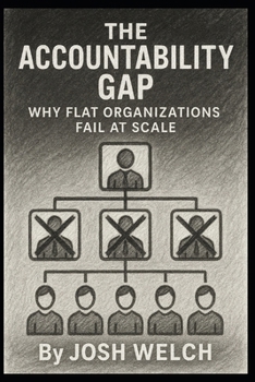 Paperback The Accountability Gap: Why Flat Organizations Fail at Scale Book