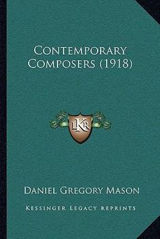 Paperback Contemporary Composers (1918) Book