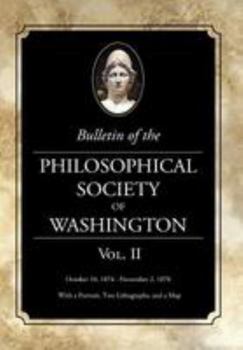 Paperback Bulletin of the Philosophical Society of Washington: Volume II Book