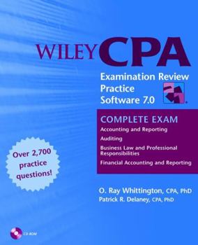 CD-ROM Wiley CPA Examination Review Practice Software 7.0, Complete Exam Book