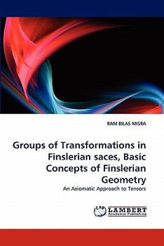 Paperback Groups of Transformations in Finslerian Saces, Basic Concepts of Finslerian Geometry Book
