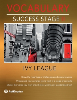 Paperback Ivy League Vocabulary Success Stage II Book