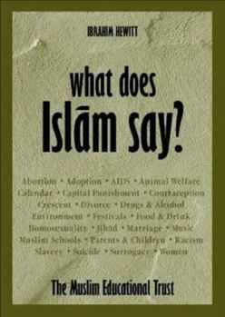 Paperback What Does Islam Say? Book