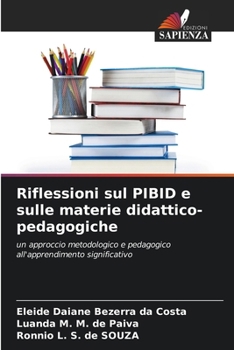 Paperback Riflessioni sul PIBID e sulle materie didattico-pedagogiche [Italian] Book