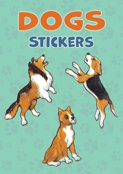 Paperback Dog Stickers Book