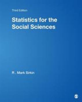 Paperback Statistics for the Social Sciences Book