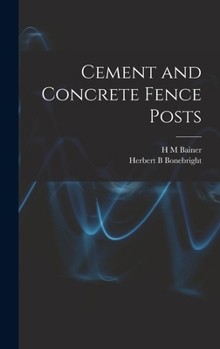 Hardcover Cement and Concrete Fence Posts Book
