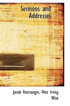 Hardcover Sermons and Addresses Book