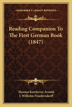 Paperback Reading Companion To The First German Book (1847) Book