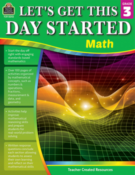 Paperback Let's Get This Day Started: Math (Gr. 3) Book