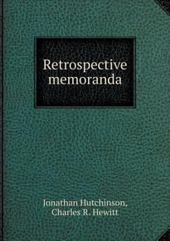 Paperback Retrospective memoranda Book