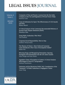 Paperback Legal Issues Journal 4(1) Book