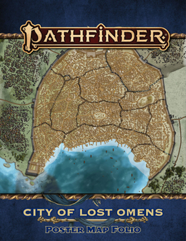 Paperback Pathfinder Lost Omens: City of Lost Omens Poster Map Folio (P2) Book