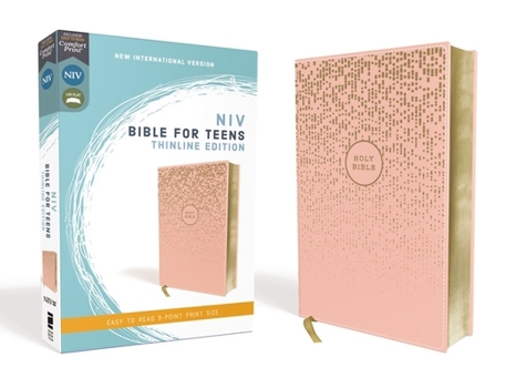 Imitation Leather Niv, Bible for Teens, Thinline Edition, Leathersoft, Pink, Red Letter Edition, Comfort Print Book