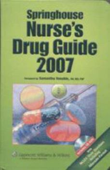 Paperback Springhouse Nurse's Drug Guide [With Mini CDROM] Book