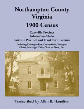 Paperback Northampton County, Virginia 1900 Census Book