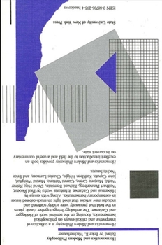 Paperback Hermeneutics and Modern Philosophy Book