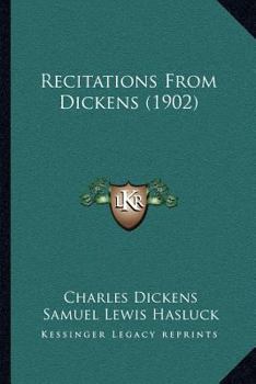 Paperback Recitations From Dickens (1902) Book