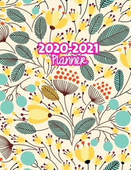 2020-2021 Planner: Two Year Calendar Organizer and Goal Journal | January 2020 - December 2021 Daily, Weekly and Monthly Planner Book with Back Sticker Expression Wall for 2 Years | Design Code 79979