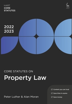 Paperback Core Statutes on Property Law 2022-23 Book