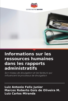 Paperback Informations sur les ressources humaines dans les rapports administratifs [French] Book