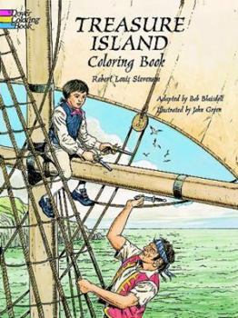 Paperback Treasure Island Coloring Book