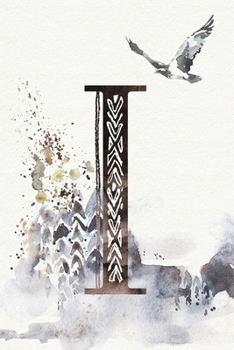 Monthly Planner with Monogram Letter I: Personalized Undated Calendar (Ethnic Design)