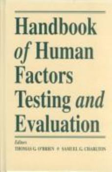 Paperback Handbook of Human Factors Testing and Evaluation Book