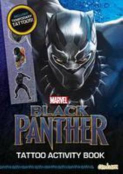 Paperback Black Panther Tattoo Activity Book