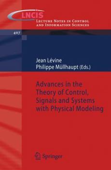 Paperback Advances in the Theory of Control, Signals and Systems with Physical Modeling Book