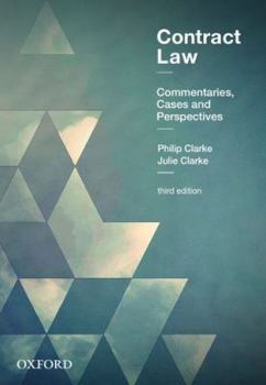 Paperback Contract Law 3rd Edition: Commentaries Cases and Perspectives Book
