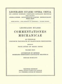 Hardcover Commentationes Mechanicae AD Theoriam Motus Punctorum Pertinentes 2nd Part [Latin] Book