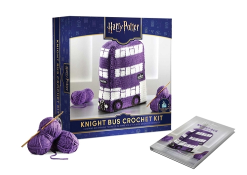 Misc. Harry Potter: Knight Bus Doorstop Crochet Kit Book