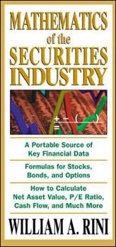 Paperback Mathematics of the Securities Industry Book