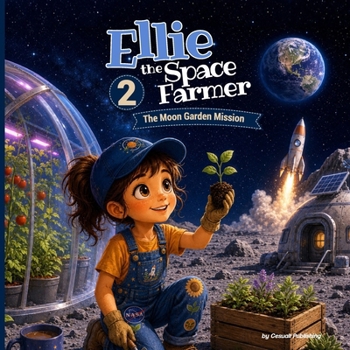 Paperback Ellie the Space Farmer 2: The Moon Garden Mission: A Fun Space Adventure About Growing Plants, Solving Problems, and Dreaming Big Book