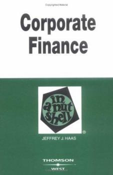 Paperback Corporate Finance in a Nutshell Book