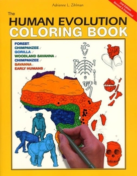 Paperback The Human Evolution Coloring Book, 2nd Edition: A Coloring Book