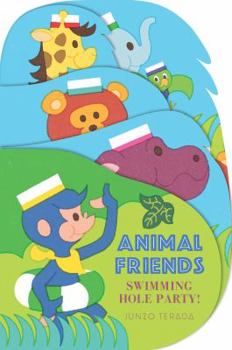 Board book Animal Friends: Swimming Hole Party!: (Animal Books for Toddlers, Jungle Animal Board Book) Book