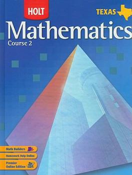 Hardcover Holt Mathematics: Student Edition Course 2 2007 Book