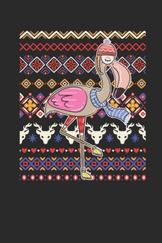 Ugly Christmas Sweater - Flamingo: Dotted Bullet Notebook – Christmas Gift for Kids, Women, Men Girls And Boys