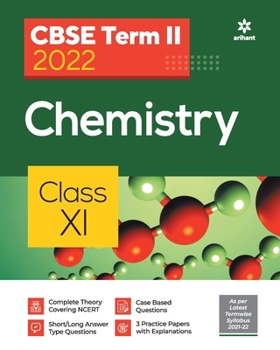 Paperback CBSE Term II Chemistry 11th Book