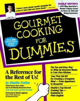 Paperback Gourmet Cooking for Dummies. Book