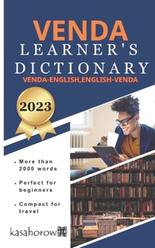 Paperback Venda Learner's Dictionary Book
