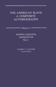 Hardcover American Slave: North Carolina Narratives V14 Book