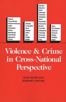 Paperback Violence and Crime in Cross-National Perspective Book
