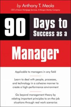 Paperback 90 Days to Success as a Manager Book